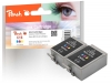 312207 - 2 Peach Ink Cartridges colour, compatible with BCI-16C, 9818A002 Canon