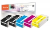 320458 - Peach Spar Pack Plus Tintenpatronen kompatibel zu SJIC22 Epson